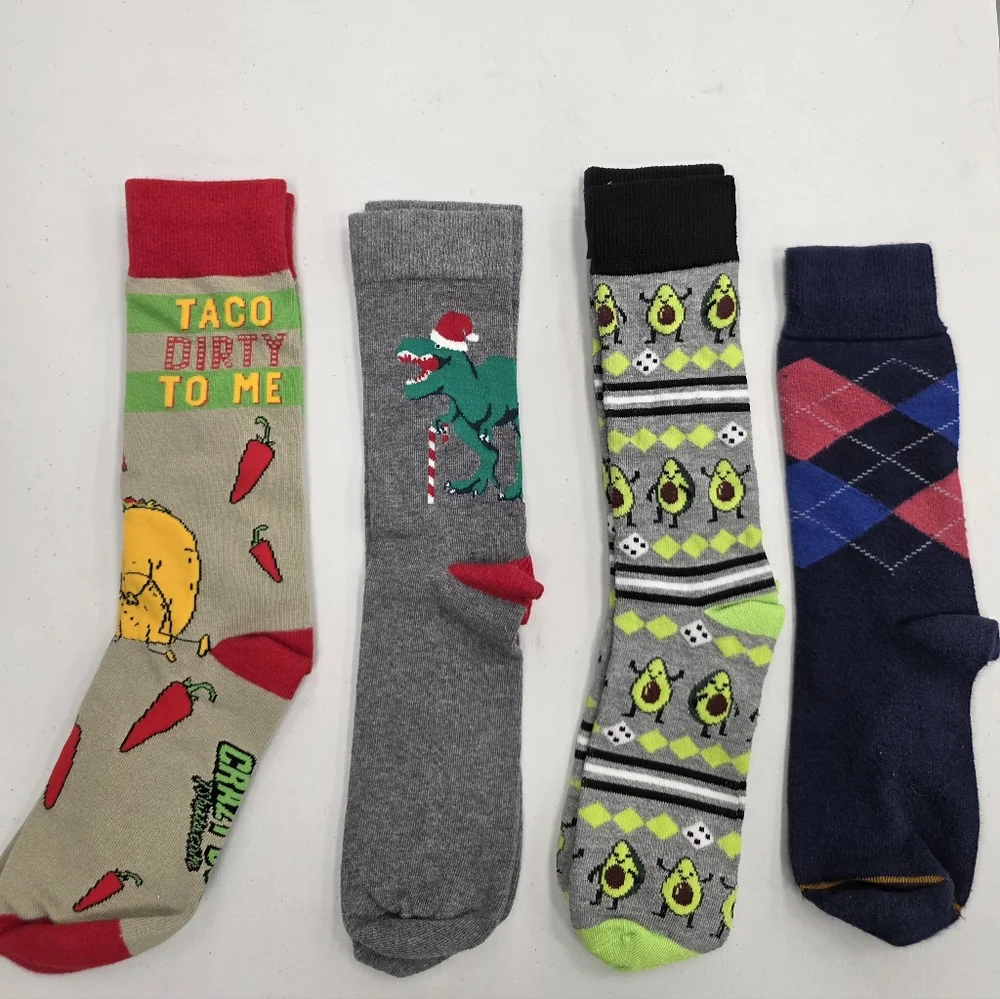 Colorful Men's Novelty Socks Set - Picture 1 of 1